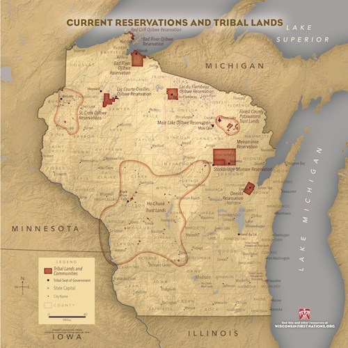 Wisconsin tribal land